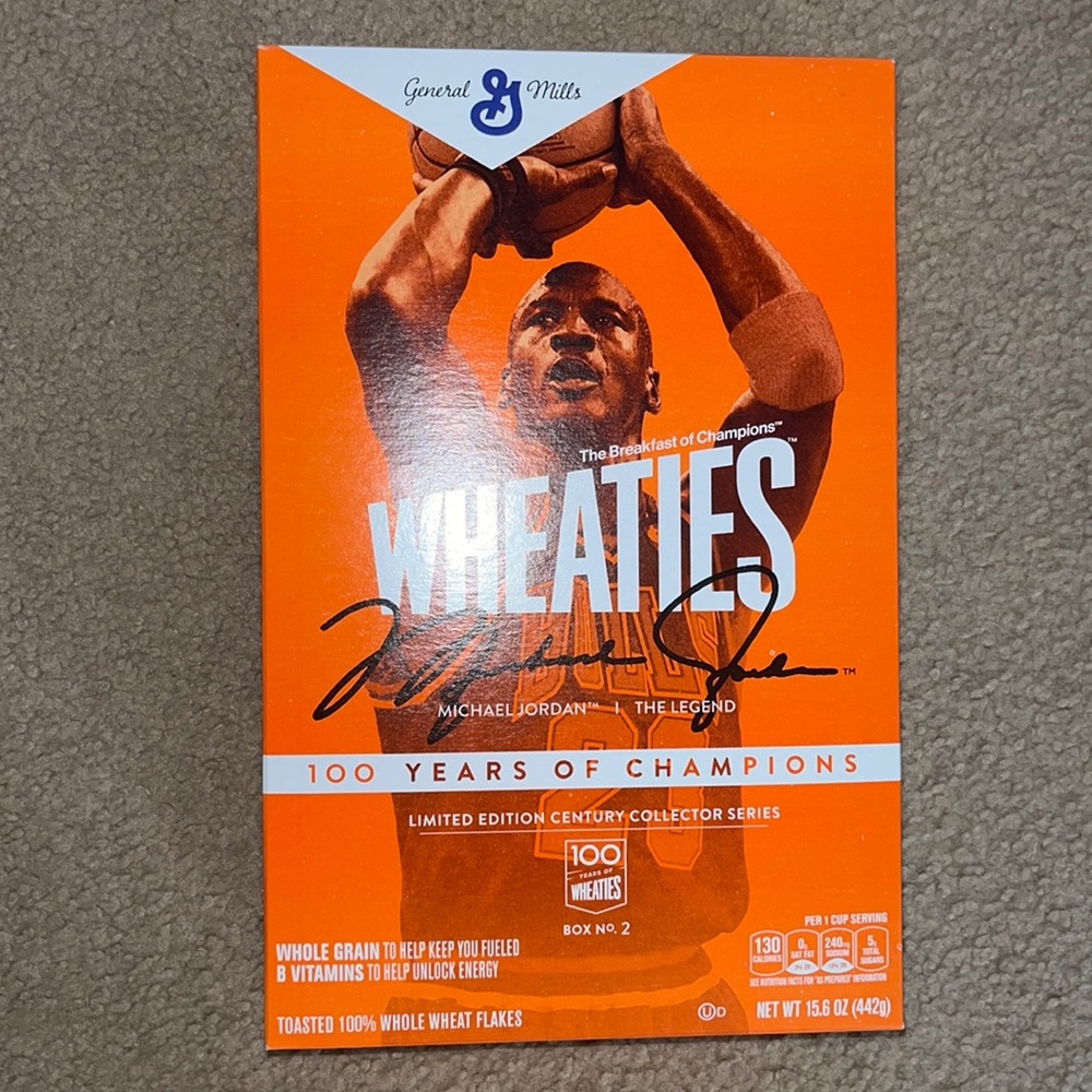 Michael Jordan Wheaties box